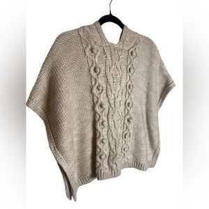 Zara Girls Knit Poncho Size 9-10